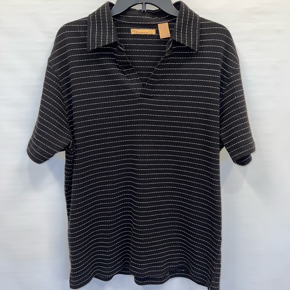 The Havenera Co Polo Shirt Mens Extra Large Multicolor Cotton Blend Buttonless